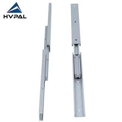 Trelags skuffesleider i aluminiumslegering for industriell bruk